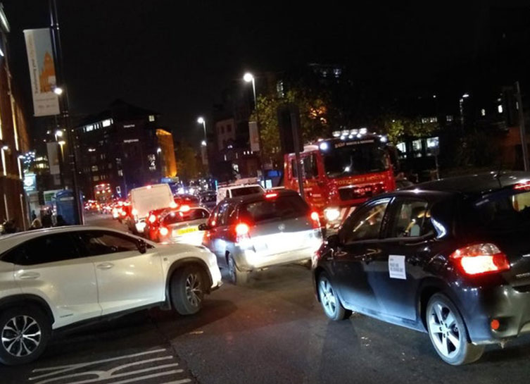 leeds busy transport network